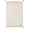 Nattiot Tapis Chambre Enfant Coton Lavable À Pois Minna Blanc
