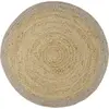 3S. x Home Tapis jute & laine YHUKI TaupeS