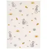 Nattiot Tapis Little Wild Monkey miel (120 x 170 cm)