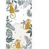 Nattiot 3S. x Home Tapis enfant petits singes MONKEY PARADISE Miel S