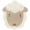 3S. x Home Tapis enfant petit mouton en laine