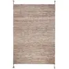 3S. x Home Tapis laine contemporain Brun Rose M