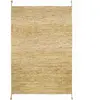 3S. x Home Tapis laine contemporain Brun Rose L