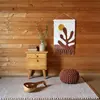 3S. x Home Tapis laine contemporain Caramel XS