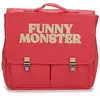 Cartable Jojo Factory  CARTABLE UNIE PINK FUNNY MONSTER 35 CM
