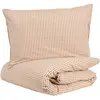 LITTLE CREVETTE Parure de lit bébé taie et housse de couette 100x140 cm Vichy
