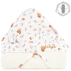 Little Crevette Cape de bain coton bio noisette