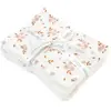 LITTLE CREVETTE Lot de 6 lingettes lavables Thaïs