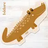 Tapis forme Alligator Isidore