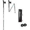 Guidetti Platinium Néo Carbone Pulse Bâtons de marche Noir 125 cm