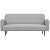 Concept-usine - berne - Canapé convertible 3 places en tissu gris
