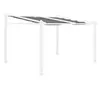 SWEEEK Toile de toit grise pour tonnelle 3x4m Murum - toile de rechange pergola, toile de remplacement