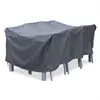 SWEEEK Housse de protection grise pour table de jardin 175cm par 124cm