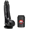 Dildo DP1013V 18 x 5 cm Noir 