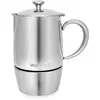 VeoHome - Cafetière Italienne Inox Incassable - 6 Tasses Expresso 300m...