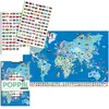 Jeu créatif Poppik Discovery Sticker Les Drapeaux du Monde