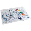 Set en silicone à colorier Paris Superpetit