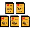 Pack de 5 Cartes Mémoire KODAK SDHC Ultra High Speed