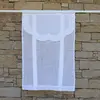 Maison d'été Store en lin blanc 45X120 CM
