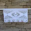 Maison d'été Cantonnière avec broderie sur filet 60X31 CM