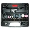 Meuleuse droite pneumatique 375W 22000 RPM avec accessoires en coffret...