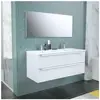 Sonstiges Ensemble de meubles de salle de bain ZOOM - L 120 - Blanc