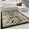 UNAMOURDETAPIS Tapis salon motif animaux doux et soyeux, noir 133x200