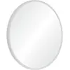 Miroir de salle de bain rond cadre métal blanc 60cm MOB-IN EMA - Design épuré et aérien