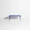 Table de jardin rectangulaire bleue 180 cm Week-End - Petite Friture