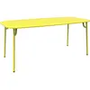Table de jardin rectangulaire jaune 180 cm Week-End - Petite Friture