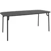 Table de jardin rectangulaire noire 220 cm Week-End - Petite Friture