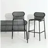 Banc de jardin noir Week-End - Petite Friture