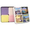 La Savonnerie de Nyons - Coffret de 4 Savons (Lavande, Verveine,Fleur de Coton, Rose) Vue de Provence 400 g unisex