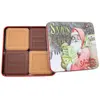 La Savonnerie de Nyons - Coffret de 4 Savons (Orange-Cannelle, Pain d'Épices) Père Noël 400 g unisex