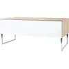 Meubles TV NorStone Khalm 140 Chêne / Blanc