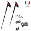 Guidetti - Bâtons de randonnée - B Light Carbone Rubis  - Gris