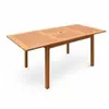 SWEEEK Table de jardin extensible bois d'eucalyptus 6-8 places Almeria