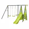 Portique balançoire 5 agrès - SWEEEK - Libeccio - Toboggan, panier de ...