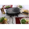 LITTLE BALANCE Appareil à raclette, Multi Cheese 8, Bleu nuit - Ref 8749
