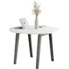 Table à manger en plastique recyclé New Modern TIPTOE  Métal / Plastique