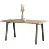 Table à manger rectangulaire New Modern TIPTOE  Bois / Métal