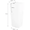 sweeek Pot de fleurs décoratif lumineux LED 75cm 16 couleurs rechargeable
