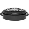 Graniteware - Cocotte Roaster en acier émaillé   Format moyen