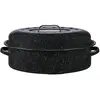 Graniteware - Cocotte Roaster en acier émaillé 8L   Très légère   Grand format