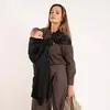 Echarpe de portage Sling tissée sans noeud Noir