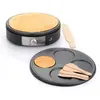 SENYA Crêpière électrique 1500 W - 2 plaques interchangeables - Crêpe Time