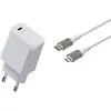 Chargeur usb-c vers lightning kit pour maison - cordon 1.30m Green_e GR3400