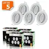 Spot LED orientable blanc - LAMPESECOENERGIE - Lot de 5 - 350 Lm - Cla...