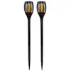 2 mini torches effet flamme MINI MAITY SUN Noir Plastique H70CM TU