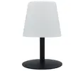 Lumisky Lampe De Table Sans Fil Led Standy Mini Dark Noir Acier H25cm